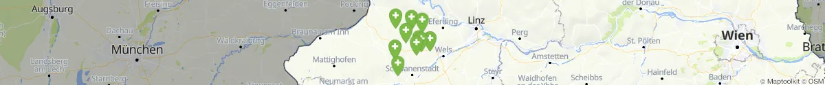 Map view for Pharmacies emergency services nearby Hofkirchen an der Trattnach (Grieskirchen, Oberösterreich)